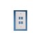 Panduit 4-PORT FLUSH MT UNLOADED, SINGLE GANG NET KEY NO LABEL, OFF WHITE ROHS NK4FNIW - alternate 1
